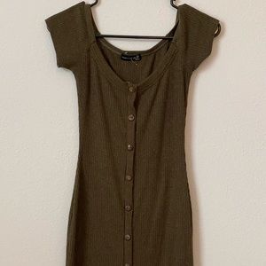 Olive Bodycon Dress